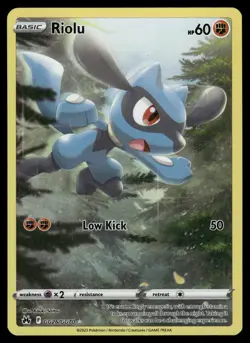 Riolu Crown Zenith: Galarian Gallery GG26/GG70 Ultra Rare Pokemon Card - Image 1