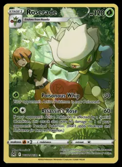 Roserade SWSH11: Lost Origin Trainer Gallery TG02/TG30 Ultra Rare Pokemon Card - Image 1