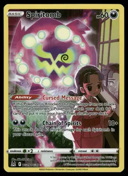 Spiritomb SWSH11: Lost Origin Trainer Gallery TG09/TG30 Ultra Rare Pokemon Card - Image 1