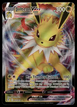 Jolteon VMAX SWSH07: Evolving Skies 051/203 Ultra Rare Pokemon Card - Image 1
