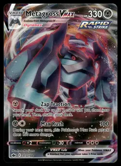 Metagross VMAX SWSH06: Chilling Reign 113/198 Ultra Rare Pokemon Card - Image 1