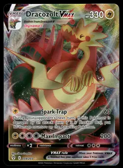 Dracozolt VMAX SWSH07: Evolving Skies 059/203 Ultra Rare Pokemon Card - Image 1