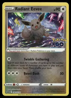 Radiant Eevee SWSH: Sword & Shield Promo Cards SWSH230 Promo Pokemon Card - Image 1