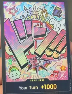 DON!! Card (Uta) Premium Booster -The Best- Foil One Piece - English Foil - Image 3