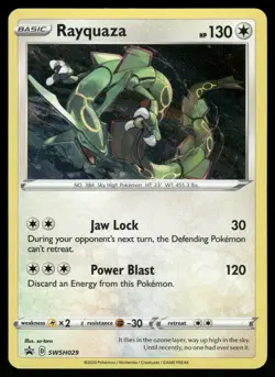 Rayquaza - SWSH: Sword & Shield Promo Cards SWSH029 Holo Pokemon Card - Image 1