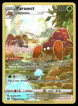Parasect SWSH11: Lost Origin Trainer Gallery TG01/TG30 Ultra Rare Pokemon Card - Image 1