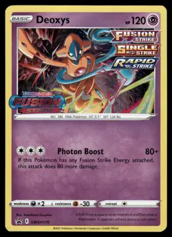 Deoxys (Stamped) SWSH: Sword & Shield Promo Cards SWSH170 Holo Pokemon Card - Image 1