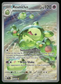 Reuniclus SV05: Temporal Forces 171/162 Illustration Rare Pokemon Card - Image 1