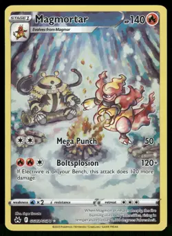 Magmortar Crown Zenith: Galarian Gallery GG03/GG70 Ultra Rare Pokemon Card - Image 1