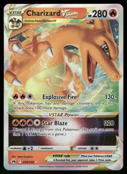 Charizard VSTAR Crown Zenith 019/159 Ultra Rare Pokemon Card - Image 1