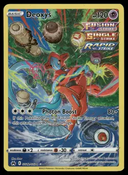 Deoxys Crown Zenith: Galarian Gallery GG12/GG70 Ultra Rare Pokemon Card - Image 1