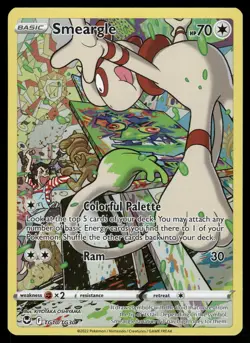Smeargle SWSH12: Silver Tempest Trainer Gallery TG10/TG30 Pokemon Card - Image 1