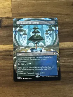 MTG Rejuvenating Springs Commander Masters 0662 Borderless Regular Rare NM - Image 1