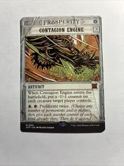 Contagion Engine - Outlaws of Thunder Junction MTG Plus Bonus Rare!!! - Image 1