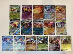 Pokemon Card Lot Bulk RR 16 Card Set EX/LP - Image 1