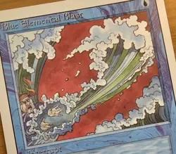 X 1 Blue Elemental Blast NM-M 3rd Edition MTG Magic The Gathering - Image 1