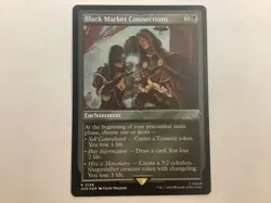 MTG Assassin’s Creed BLACK MARKET CONNECTIONS Foil Etched NM (BIN) Graded Power - Image 1