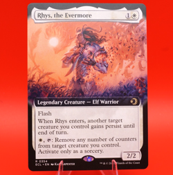 Rhys, the Evermore | 354 | Rare | Ext-Art Regular | Lorwyn Eclipsed | MTG - Image 1