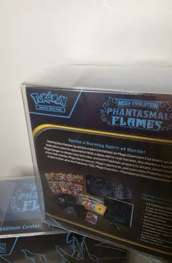 Lot of (3) Pokemon Center Phantasmal Flames ETB+TAG 888/1000 Charizard 8.5 - Image 3