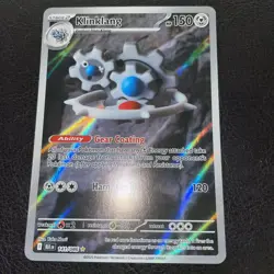 Pokemon TCG Klinklang 141/086 Sv: Black Bolt Holo Illustration Rare Authentic NM - Image 1