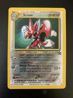 Scizor - Black Star Promo 33 Pokemon TCG Wizards NM / Mint - Image 1