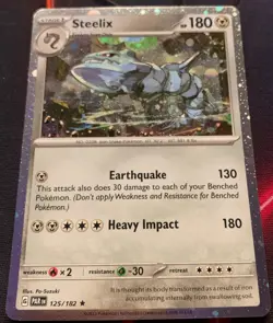 Steelix 125/182 Cosmo Holo Rare Pokemon Near Mint - Image 2