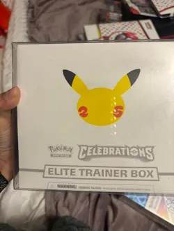 2021 Pokemon Celebrations Elite Trainer Box 25th Anniversary wt Protector - Image 1