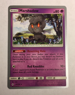 Pokemon Marshadow 2019 Rare World Championships Unbroken Bonds 81/214 - Image 1