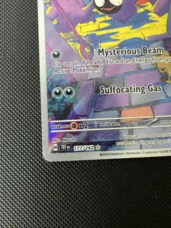 Pokemon TCG Gastly 177/162 Temporal Forces Holo Illustration Rare - Image 5
