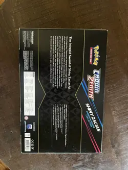 Pokemon Crown Zenith Shiny Zacian Premium Figure Collection Box 11 Booster Packs - Image 3