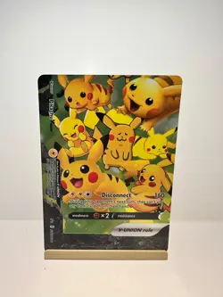 Pikachu V-Union SWSH141 Holo Promo Sword & Shield Promo Pokemon Near Mint - Image 1