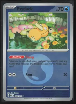 Psyduck - (Energy Symbol Pattern) Common ME: Ascended Heroes 039/217 NM Pokemon - Image 1