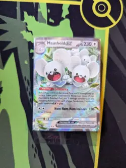 Pokemon Maushold ex 155/182 SV04 Paradox Rift SEALED - Image 1
