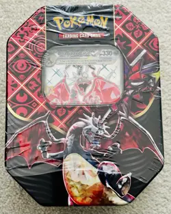 Pokemon TCG SV Paldean Fates Charizard EX Tin New/Sealed - Image 1