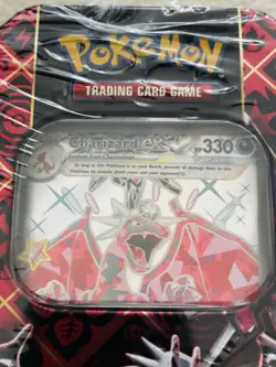 Pokemon TCG SV Paldean Fates Charizard EX Tin New/Sealed - Image 2