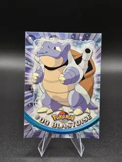 1999 Topps Pokemon TV Animation #09 Blastoise - Series 1 - EX - Image 1