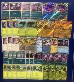 Pokemon Card Lot Team Rocket RR Evolution Line Bulk Set EX/LP - Image 1