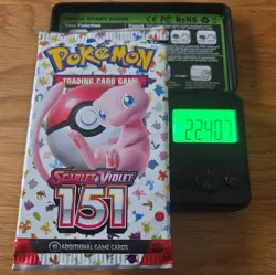 Pokemon 151 Heavy Booster Pack POSSIBLE GOD OR DEMI PACKU 22.4 Grams - Image 1