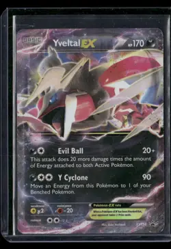 Pokemon XY Promos #XY150 Yveltal EX - Damaged - Image 1