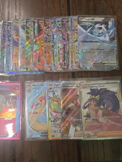 Pokemon Lot Of Over 30 Full Art EX GX V-STAR Trainer Ace Spec - Image 3
