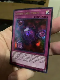 Crush Card Virus (version 2) LCKC-EN046 Unlimited Ultra Rare NM +Bonus FREESHIP! - Image 3