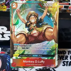 Bandai Monkey.D.Luffy OP06-013 Wings of the Captain Foil Rare One Piece CCG - Image 1