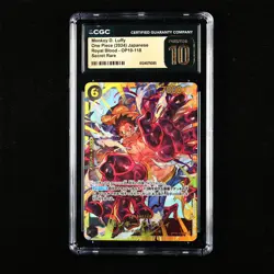 CGC 10 PRISTINE 2024 One Piece JPN Monkey D. Luffy OP10-118 SEC(3) - Image 1