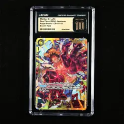 CGC 10 PRISTINE 2024 One Piece JPN Monkey D. Luffy OP10-118 SEC(2) - Image 1