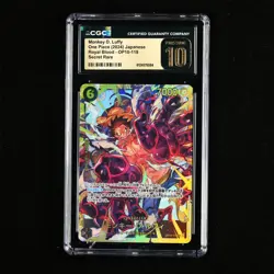 CGC 10 PRISTINE 2024 One Piece JPN Monkey D. Luffy OP10-118 SEC(2) - Image 2