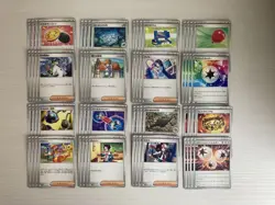 Pokemon Card Lot Black Bolt White Foot Trainers Energy 4 Card Set EX/LP - Image 1