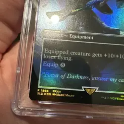 2025 MTG SECRET LAIR DROP FINAL FANTASY: WEAPONS-FOIL GAIA'S DARK HAMMER CGC 10 - Image 4