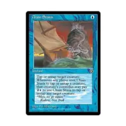 WOTC MtG Homelands Chain Stasis (R) EX - Image 1