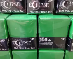 Ultra Pro Eclipse PRO-100+ GREEN Deck Box Commander Holds over 100 Cards - Image 1