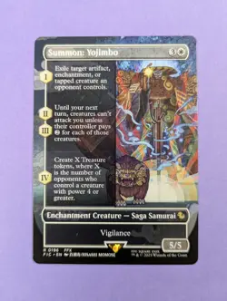 MTG Magic: FINAL FANTASY: Commander: Summon: Yojimbo #0196 Rare - NM - Image 1